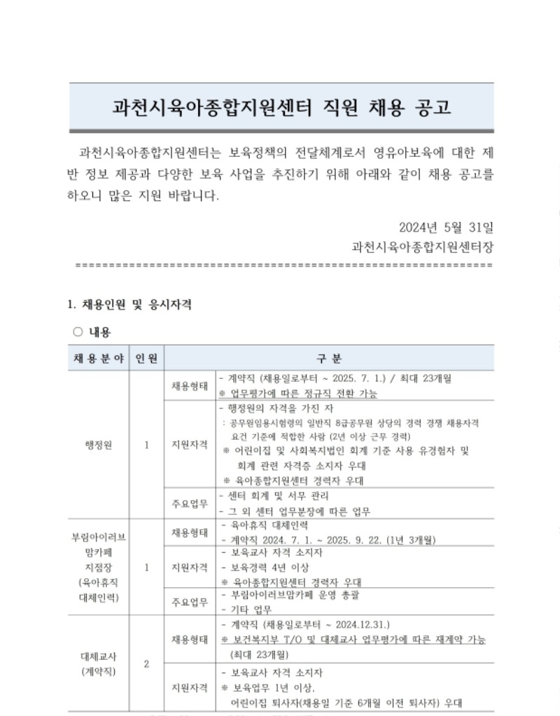 [붙임1]직원채용공고_ 지점장, 행정원, 대체교사 0531.pdf_page_1.jpg